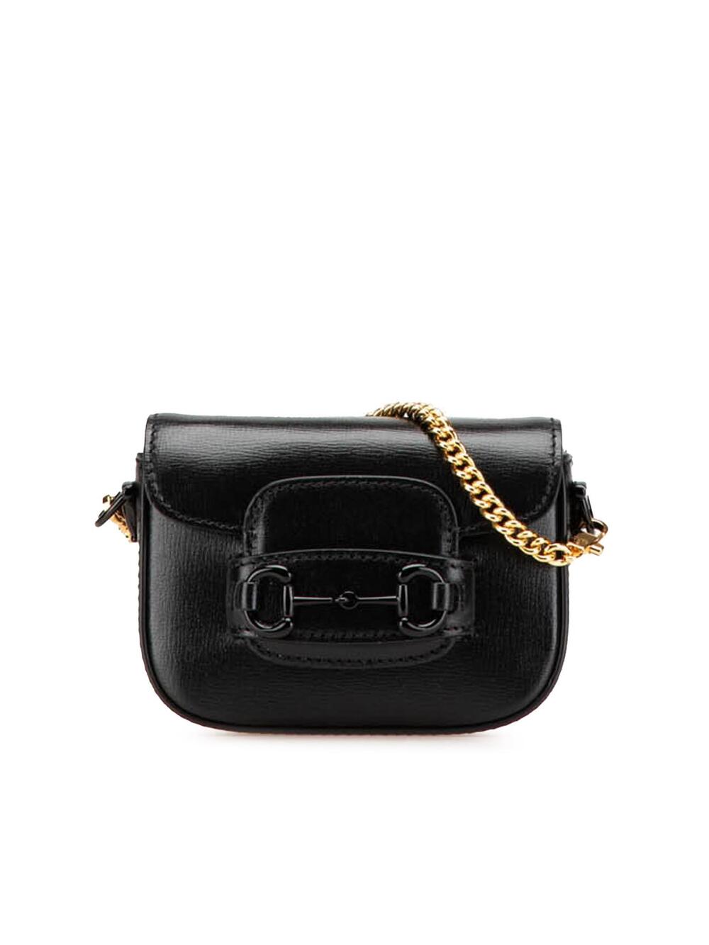 Gucci Mini Leather Horsebit Web Satchel #293610G72B